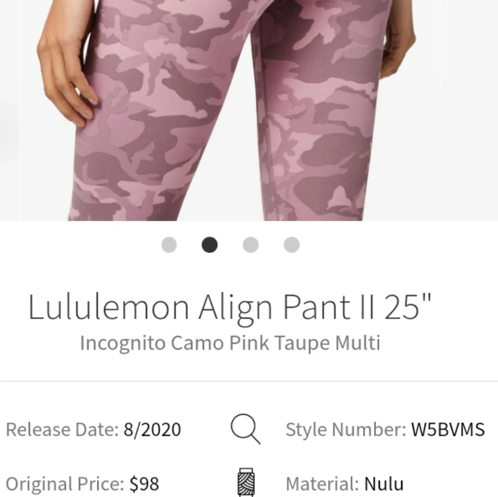 NWT 🍋 Lululemon 🍋 Align 25"   Size 4 - Picture 8 of 12